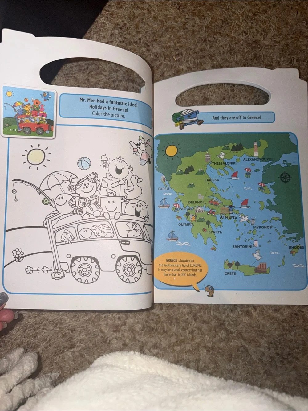 Mr. Men Little Miss: Holidays in Greece activity book
